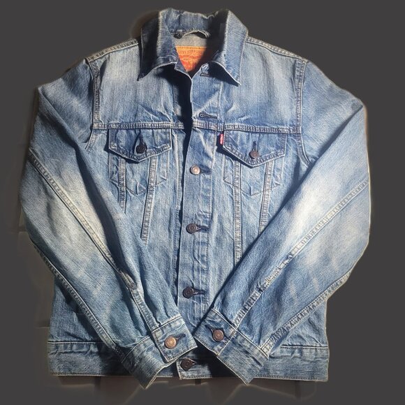 Levi's Original Trucker Jacket Med Wash Blue Denim - Women's Size S - Picture 11 of 11